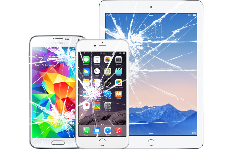 Pineapple Riparazioni schermo rotto iPhone smartphone iPad e tablet